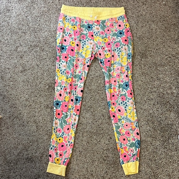 Little Sleepies Women’s Secret Garden Long Sleeve Jogger Pajama set Small - Picture 5 of 5